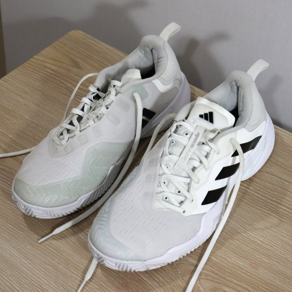 Adidas Men's Barricade Tennis, Pickleball Shoes - Size 11 - White